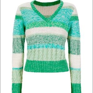 Mix Stitch V Neck sweater - Spring 22